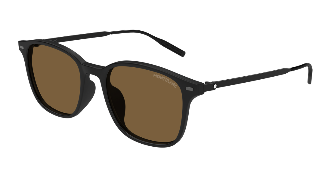 Sonnenbrillen montblanc mb0445sa 002 negro rectangular / squared masculino größe 54mm - Hauptansicht