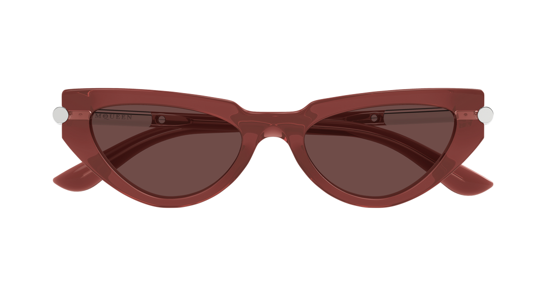 Occhiali da sole alexander mcqueen am0520s 004 rojo cat eye femenino taglia 51mm - Vista dettagliata