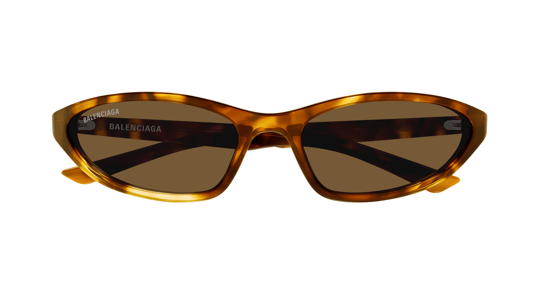 Occhiali da sole balenciaga bb0402s 003 havana round femenino taglia 59mm - Vista dettagliata