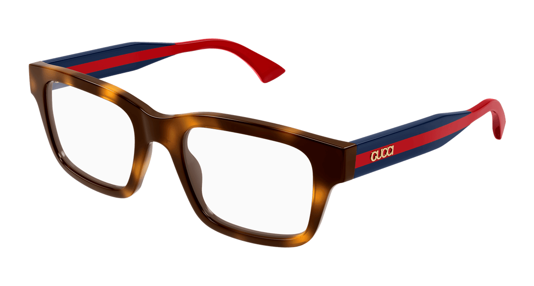 Occhiali da vista gucci gg1865o 008 havana square unisex taglia 54mm - Vista principale