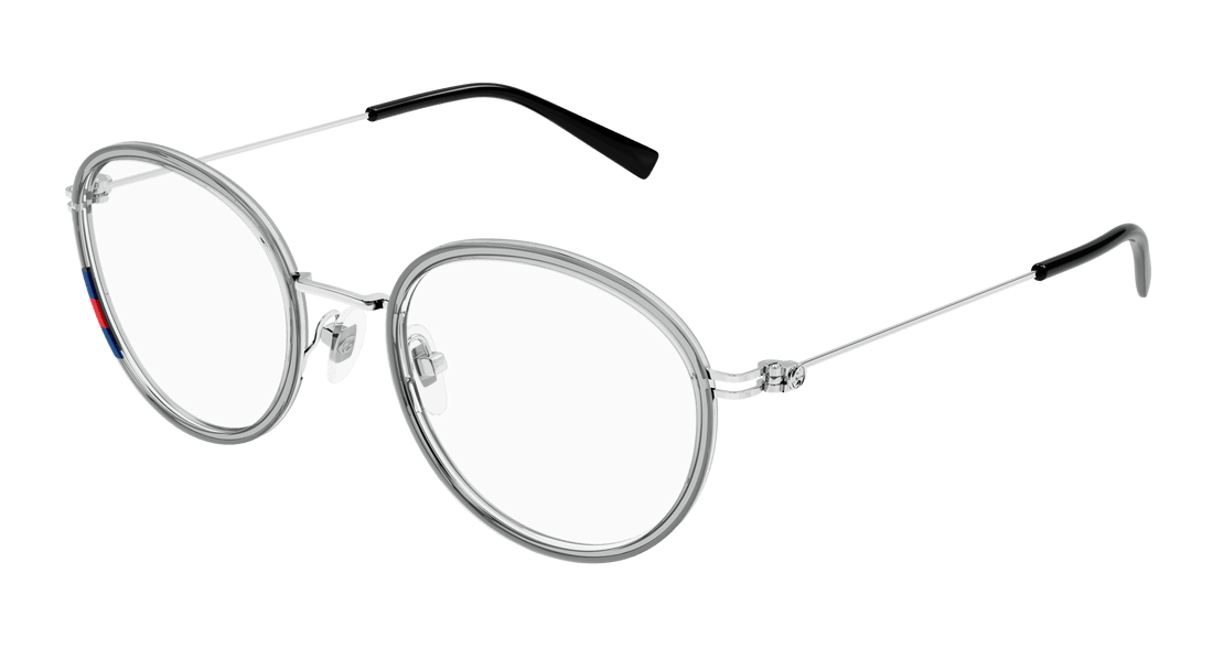 Brillen gucci gg1851o 003 gris round femenino größe 50mm - Hauptansicht