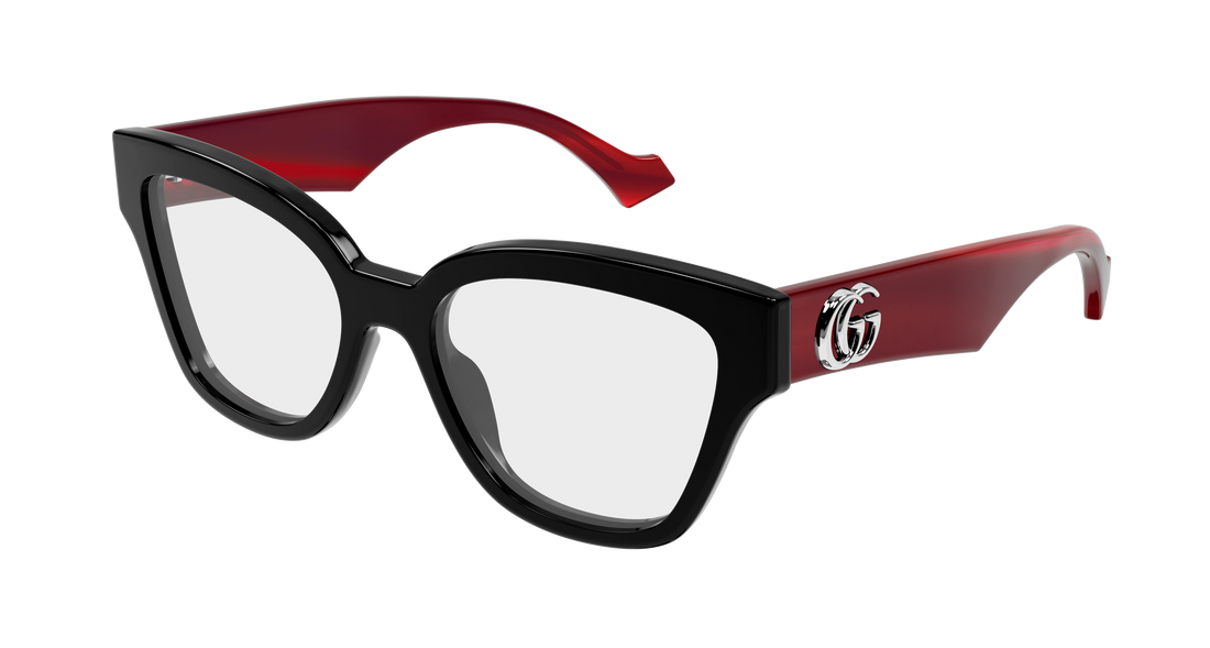 Occhiali da vista gucci gg1424o 013 negro round/oval/panthos femenino taglia 54mm - Vista principale