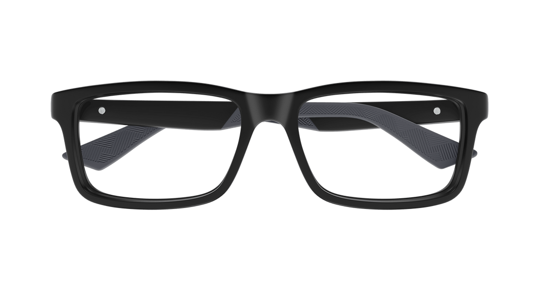 Occhiali da vista montblanc mb0402o 002 negro square masculino taglia 57mm - Vista dettagliata