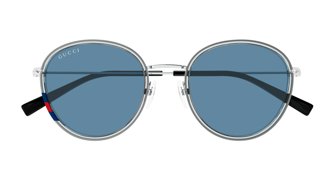 Óculos de sol gucci gg1849s 003 gris round femenino tamanho 51mm - Vista de detalhe