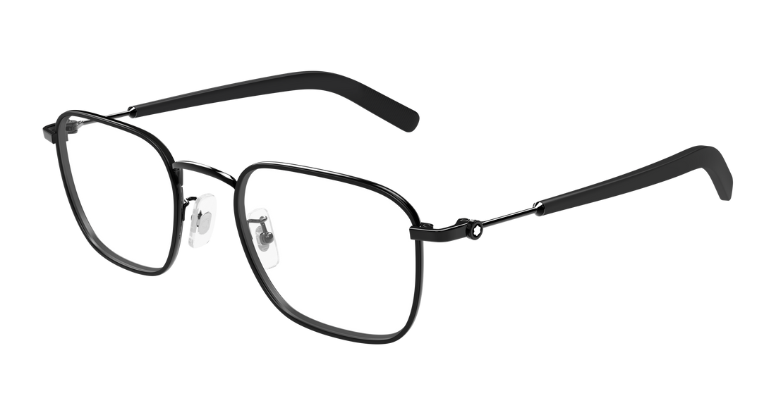 Dioptrijske naočale montblanc mb0424o 002 negro rectangular / squared masculino veličina 50mm - Glavni prikaz