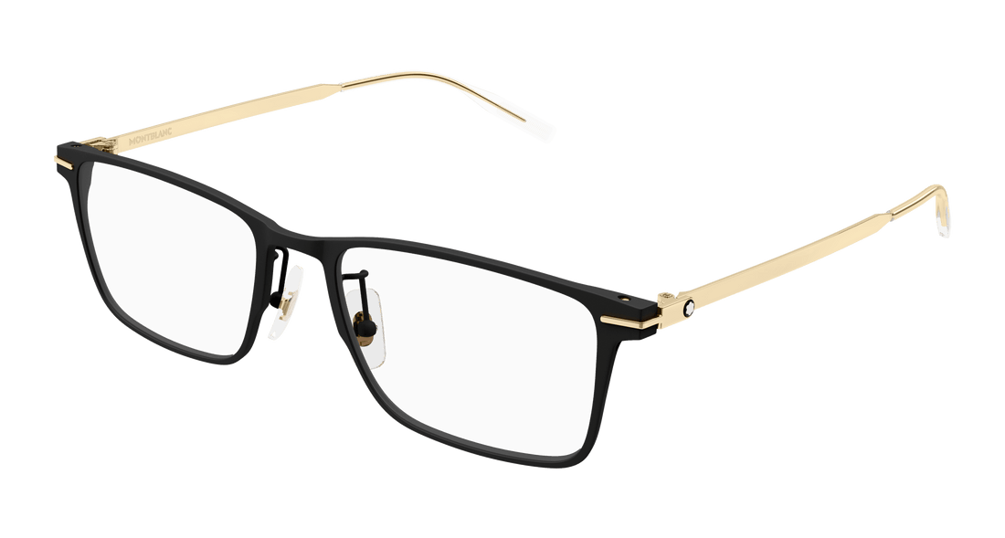 Occhiali da vista montblanc mb0396on 001 negro square masculino taglia 54mm - Vista principale