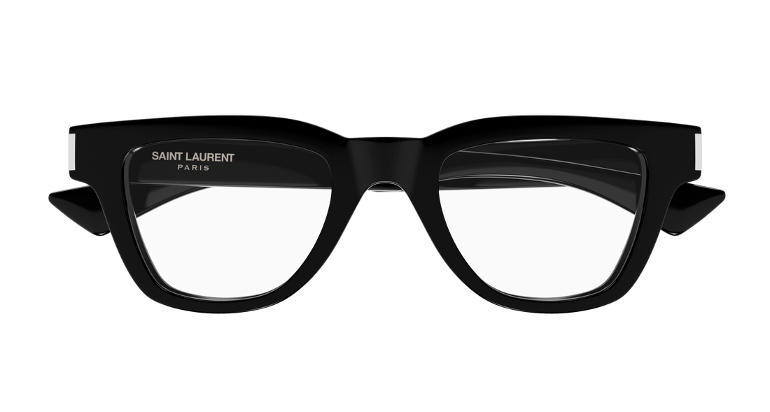 Brillen saint laurent sl 789 jacques opt 001 negro square masculino größe 47mm - Detailansicht