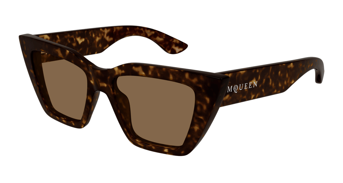Sonnenbrillen alexander mcqueen am0507s 002 havana cat eye femenino größe 52mm - Hauptansicht