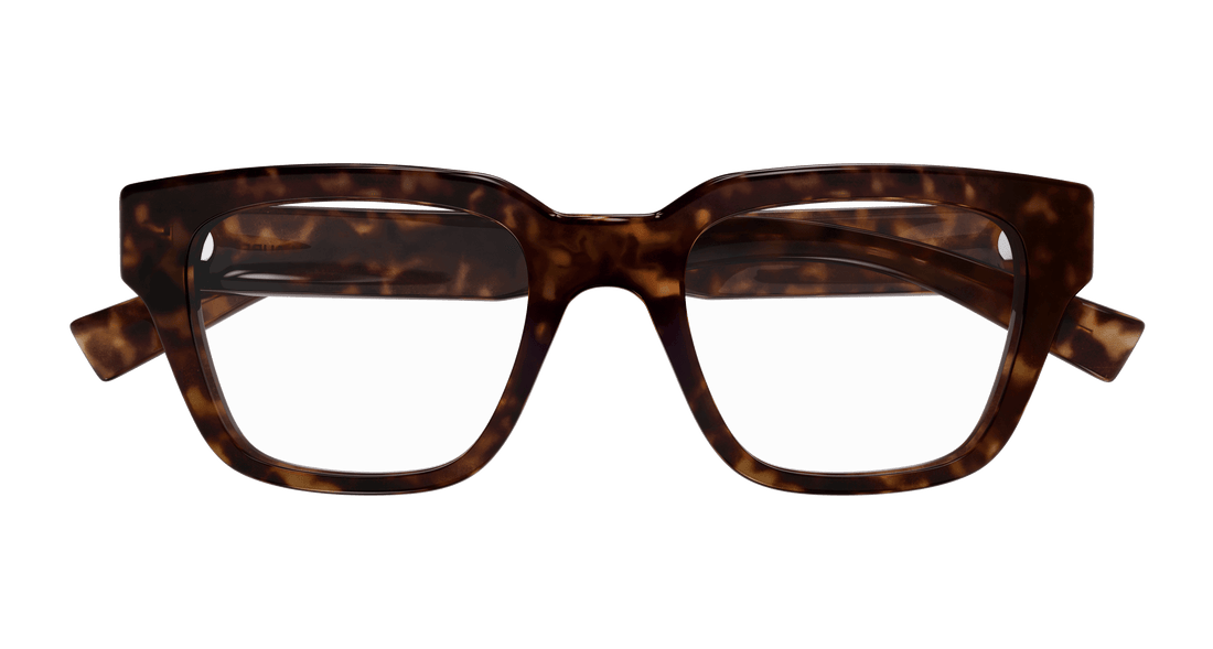 Brillen saint laurent sl 804 002 havana square unisex größe 51mm - Detailansicht