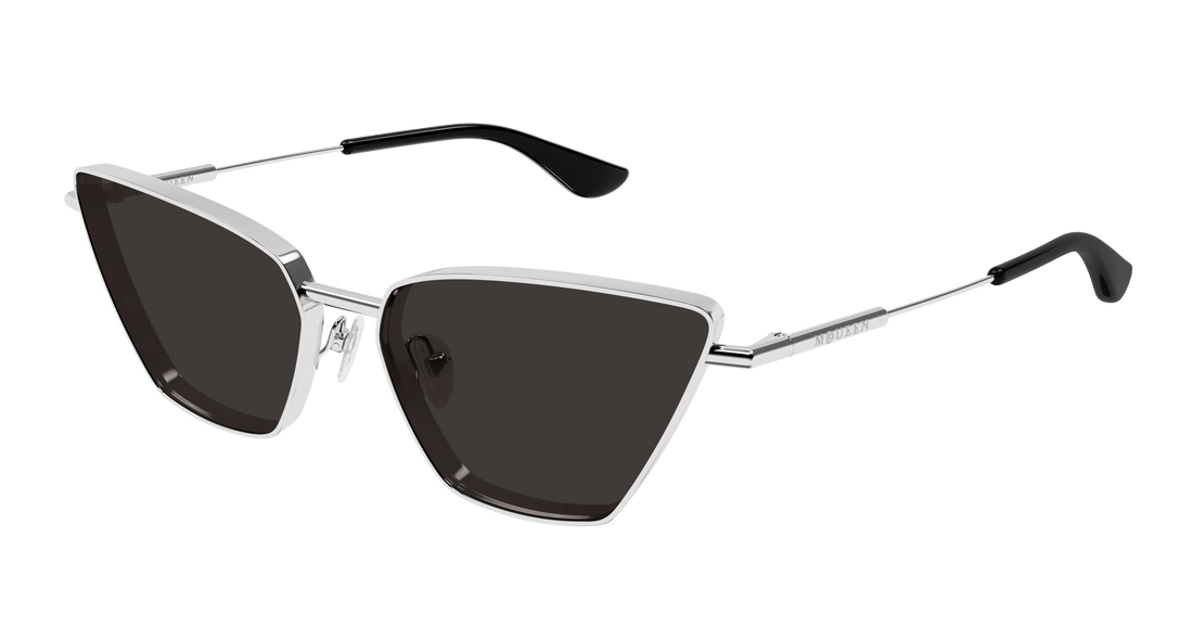 Óculos de sol alexander mcqueen am0501s 001 plateado cat eye femenino tamanho 58mm - Vista principal