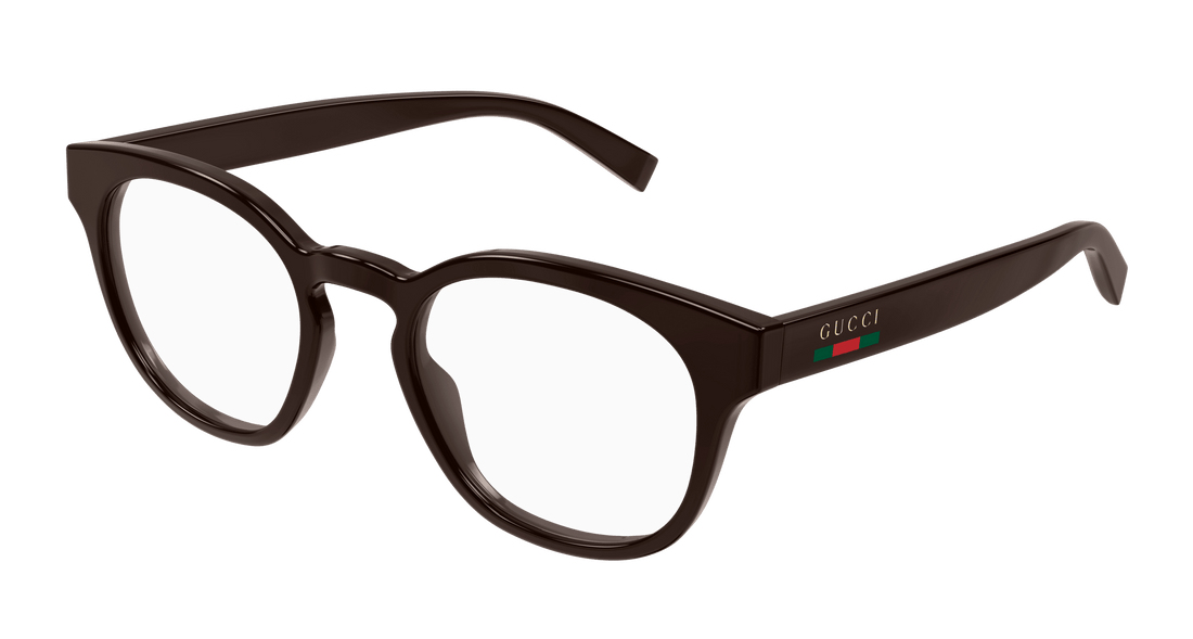Brillen gucci gg1859o 003 marron round masculino größe 50mm - Hauptansicht