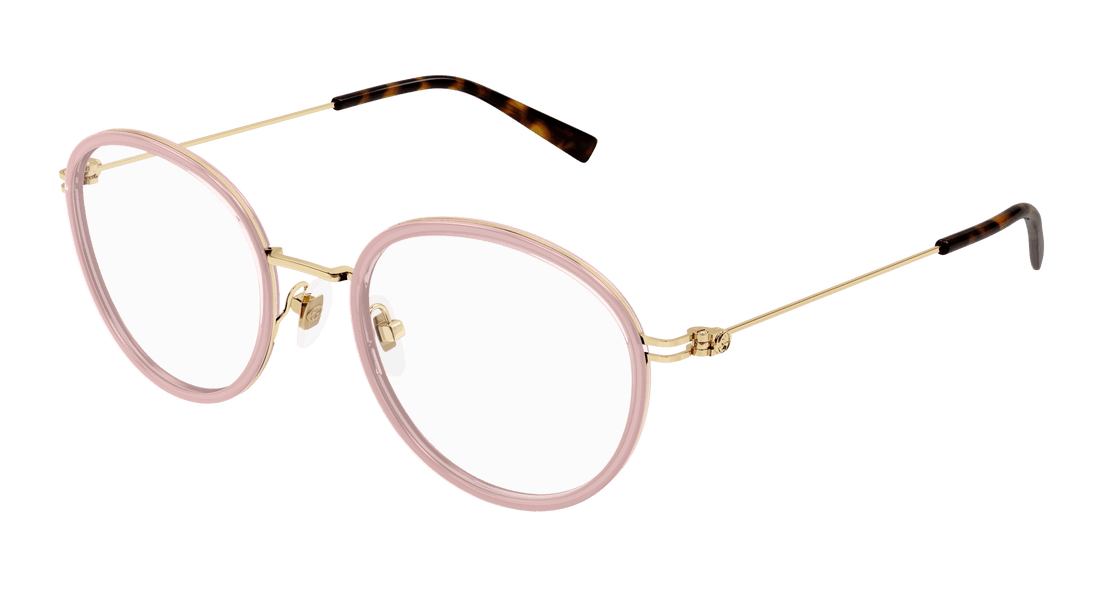 Brillen gucci gg1851oa 008 rosa round femenino größe 50mm - Hauptansicht