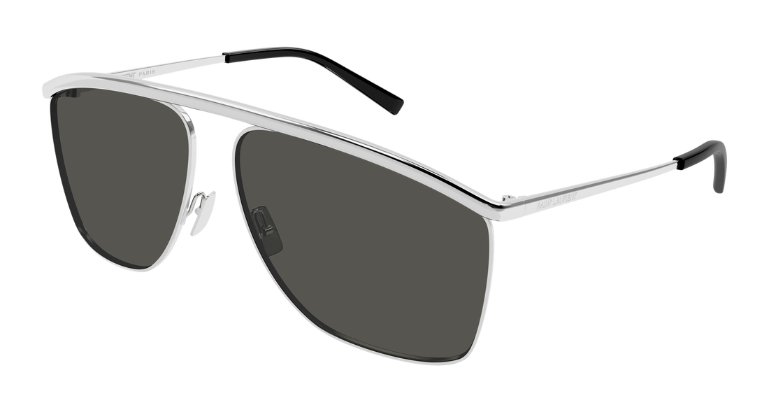 Óculos de sol saint laurent sl 820 001 plateado pilot femenino tamanho 1mm - Vista principal
