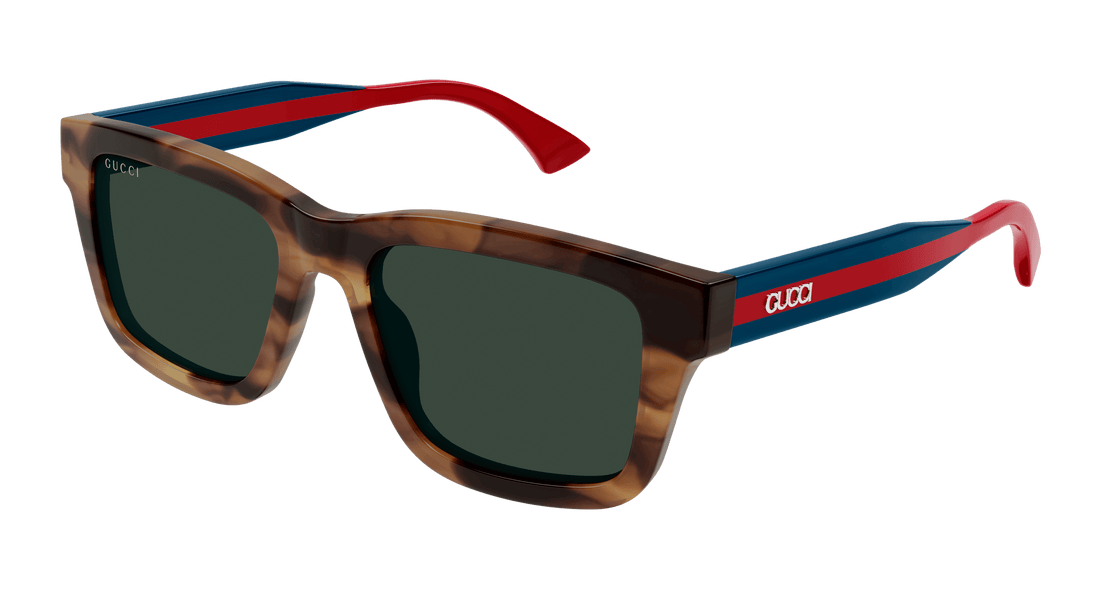 Óculos de sol gucci gg1869s 003 havana square masculino tamanho 53mm - Vista principal