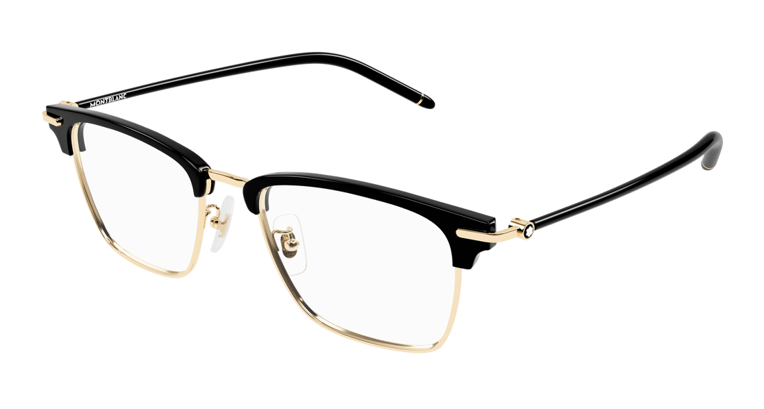 Occhiali da vista montblanc mb0409o 002 dorado square masculino taglia 52mm - Vista principale