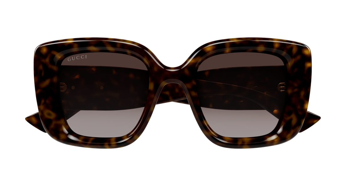 Óculos de sol gucci gg1975s 003 havana butterfly femenino tamanho 50mm - Vista de detalhe