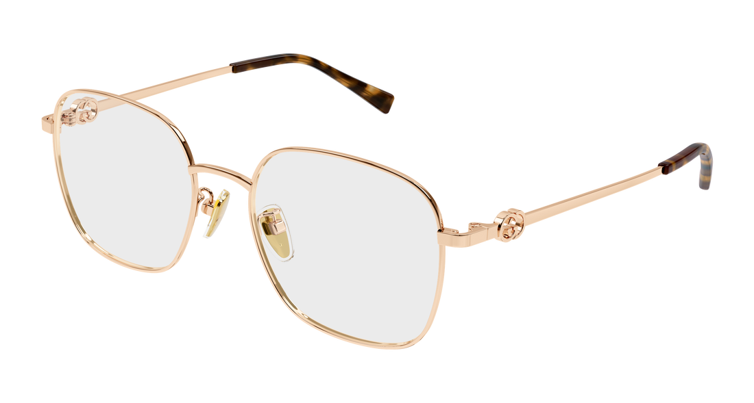 Occhiali da vista gucci gg2006oa 003 dorado round/oval/panthos femenino taglia 53mm - Vista principale