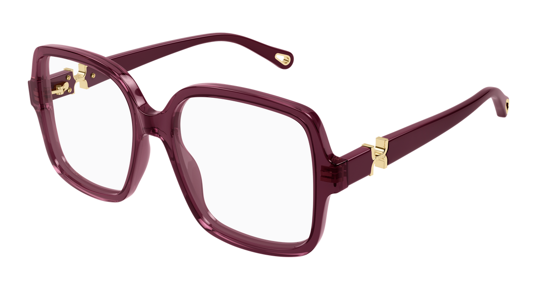 Briller chloé ch0335o 005 burdeos rectangular / squared femenino størrelse 54mm - Hovedvisning