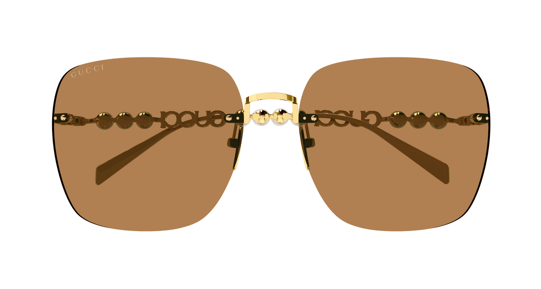 Sunglasses gucci gg1923sa 003 dorado square femenino size 63mm - Detailed view
