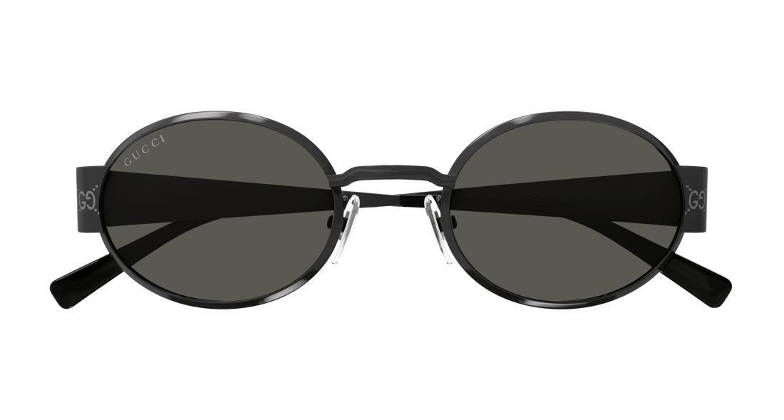 Óculos de sol gucci gg1854s 001 rutenio round masculino tamanho 51mm - Vista de detalhe