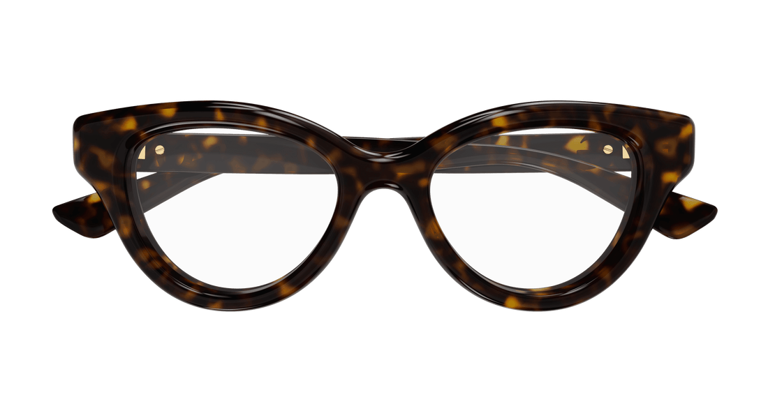 Occhiali da vista gucci gg1832o 002 havana cat eye femenino taglia 50mm - Vista dettagliata