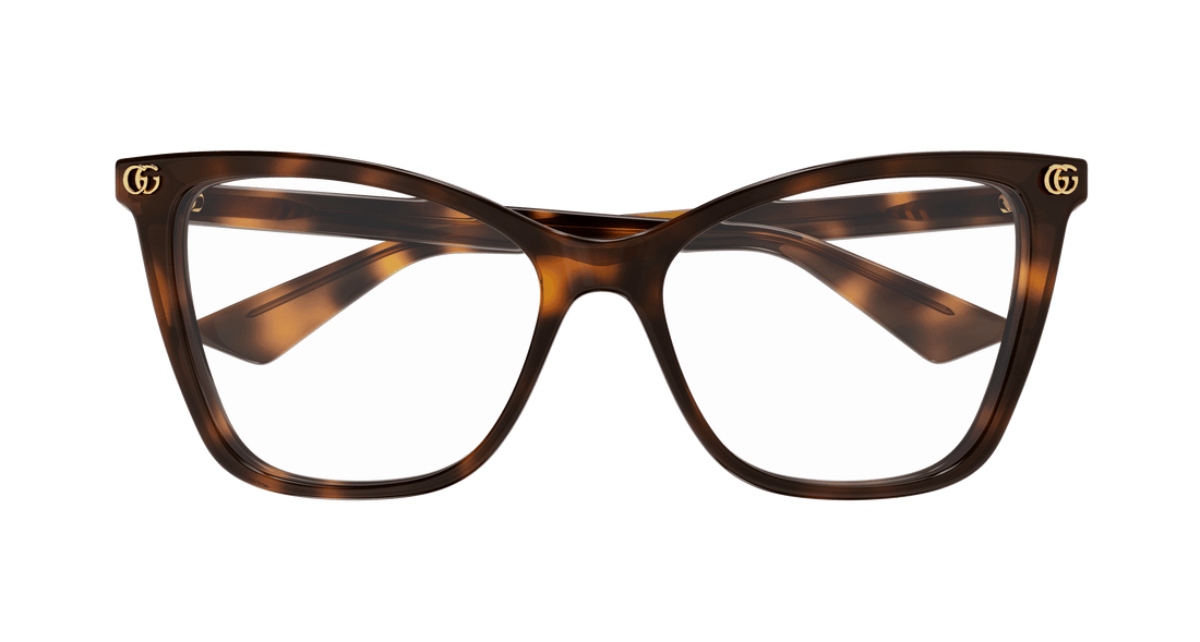 Gafas graduadas gucci gg1817o 002 havana cat eye femenino talla 55mm - Vista de detalle