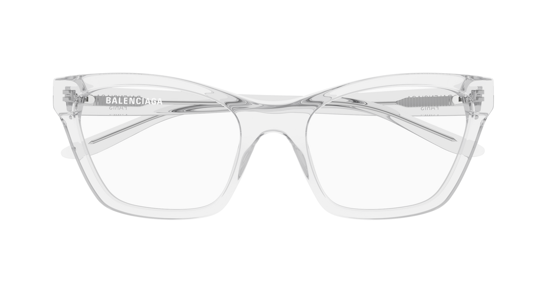 Gafas graduadas balenciaga bb0440o 006 transparente cat eye femenino talla 56mm - Vista de detalle