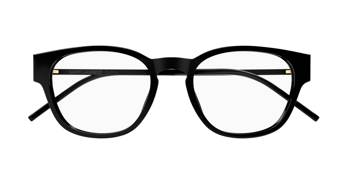 Brillen saint laurent sl m48o_d/fn 001 negro rectangular / squared femenino größe 51mm - Detailansicht