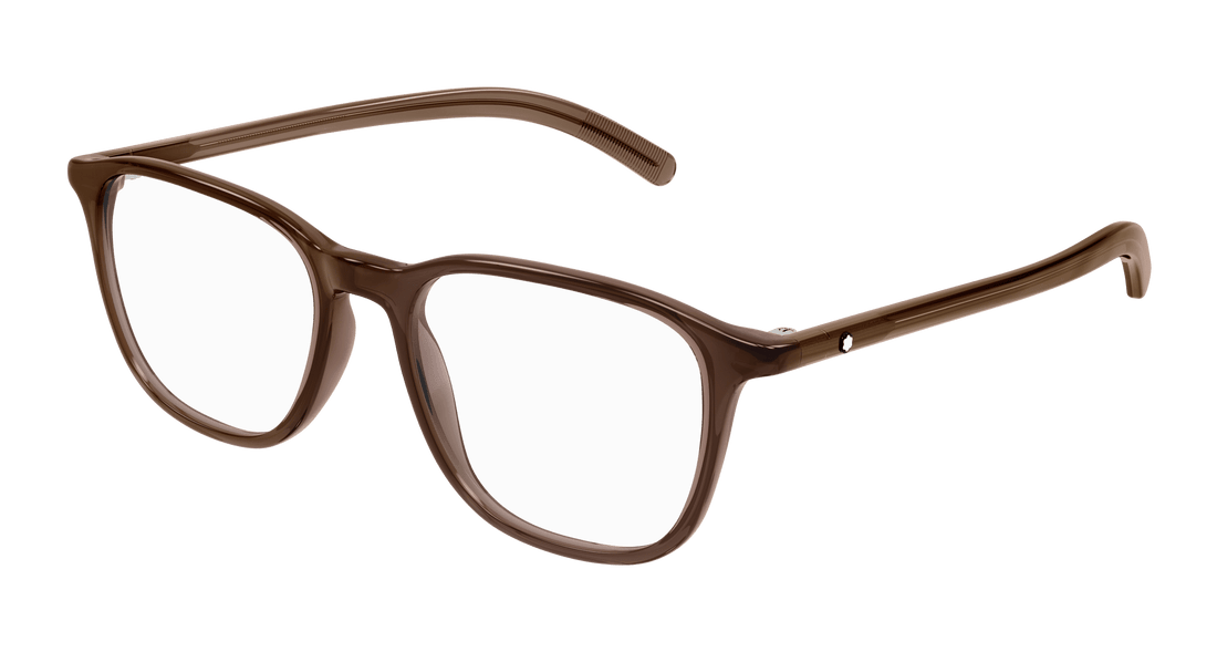 Occhiali da vista montblanc mb0386o 003 marron square masculino taglia 52mm - Vista principale
