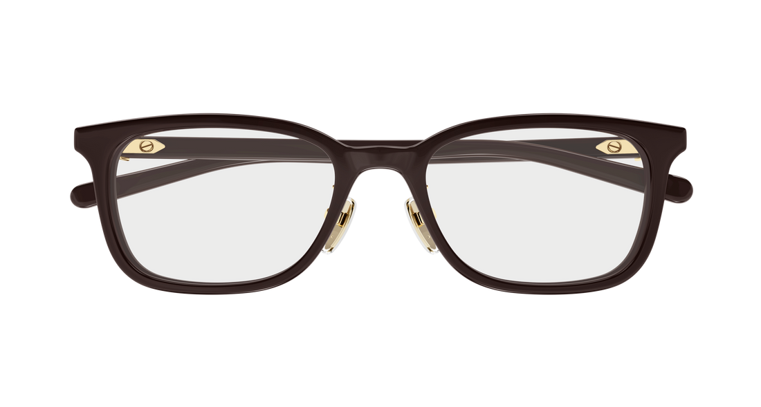 Brillen gucci gg2002oj 002 marron rectangular / squared masculino größe 53mm - Detailansicht