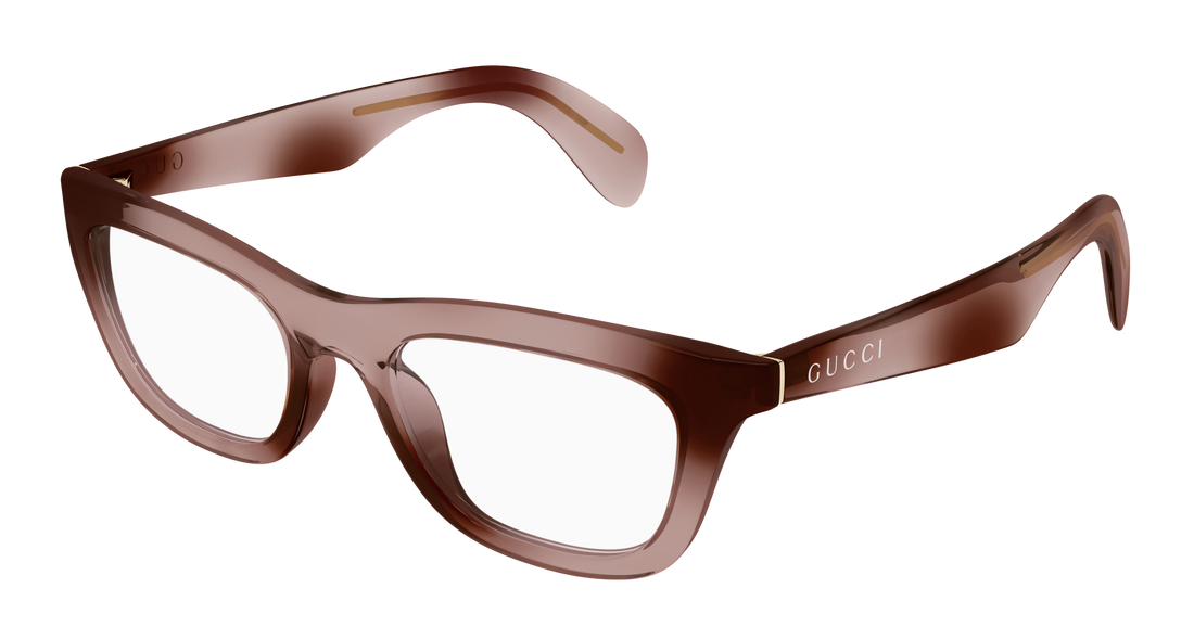 Brillen gucci gg1932o 002 havana cat eye femenino größe 51mm - Hauptansicht