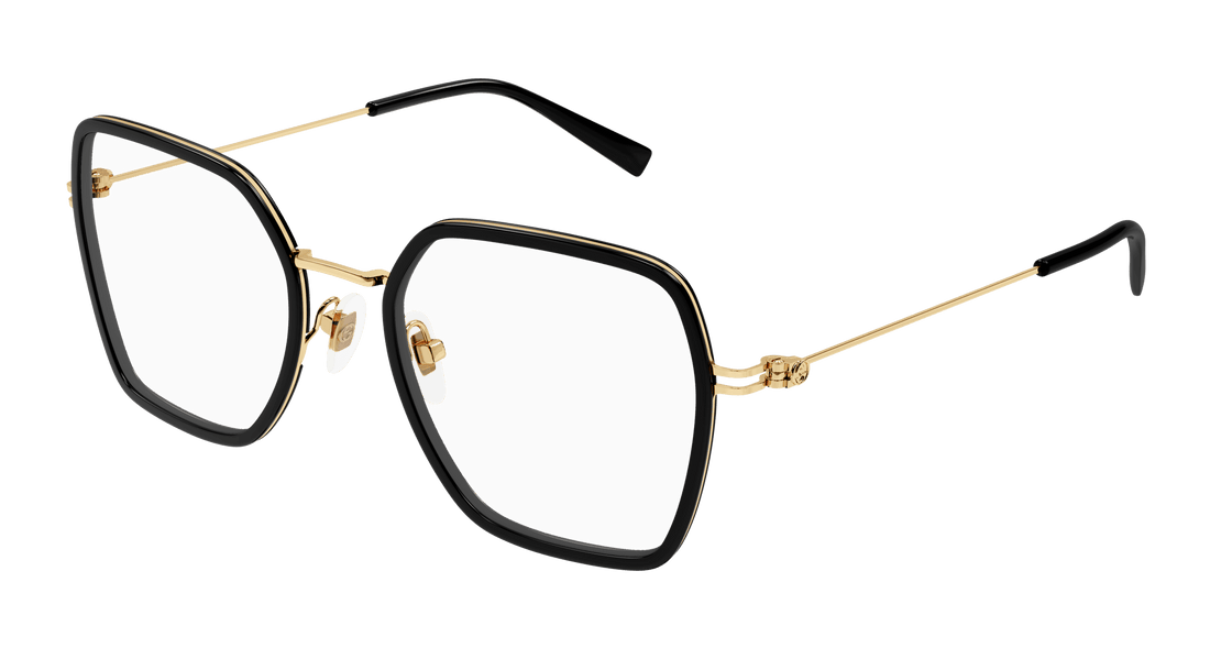 Brillen gucci gg1850o 001 negro square femenino größe 51mm - Hauptansicht