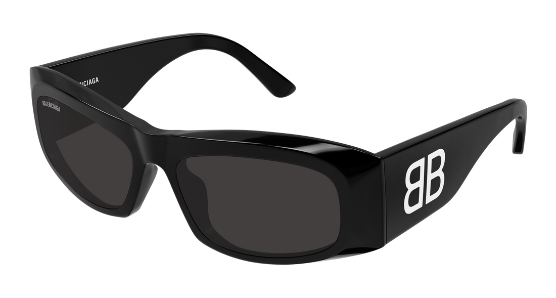 Sunglasses balenciaga bb0395s 001 negro square femenino size 60mm - Main view