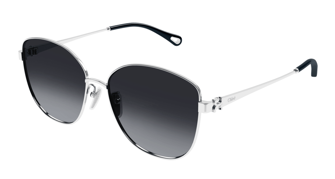 Sonnenbrillen chloé ch0306sk 001 plateado square femenino größe 59mm - Hauptansicht