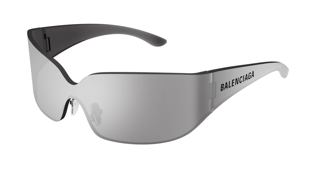 Sunglasses balenciaga bb0421s 005 plateado mask unisex size 99mm - Main view