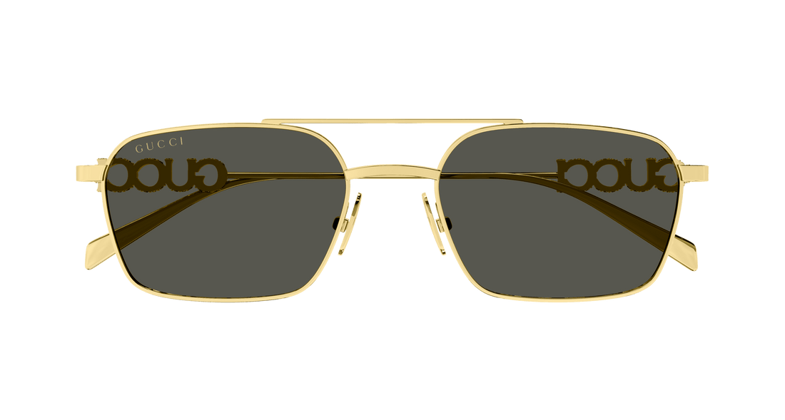 Gafas de sol gucci gg1804s 001 dorado square femenino talla 54mm - Vista de detalle