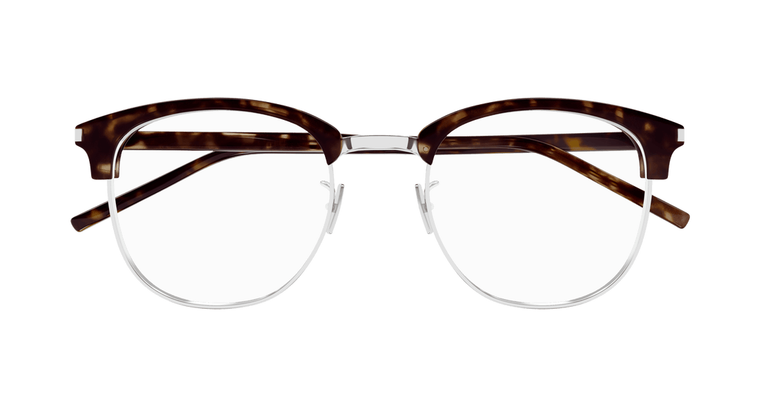 Brillen saint laurent sl 779 002 havana round unisex größe 51mm - Detailansicht