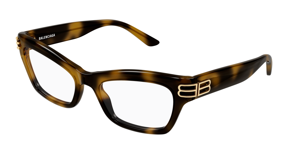 Gafas graduadas balenciaga bb0435o 003 havana cat eye femenino talla 54mm - Vista principal