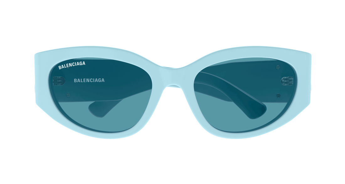Sunglasses balenciaga bb0324sk 013 azul round femenino size 55mm - Detailed view