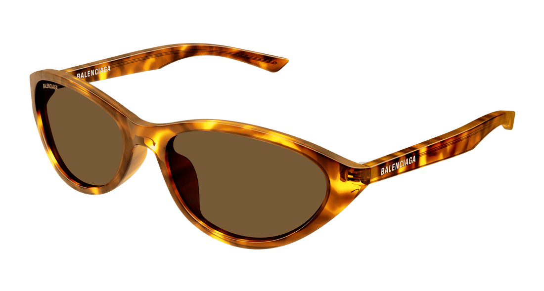 Sunglasses balenciaga bb0404sk 002 havana round femenino size 58mm - Main view