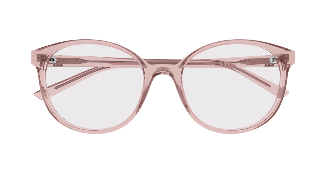 Occhiali da vista gucci gg1996o 003 rosa round/oval/panthos femenino taglia 54mm - Vista dettagliata