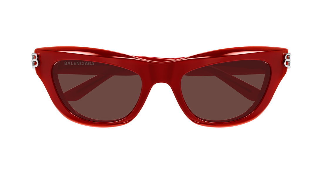 Sunglasses balenciaga bb0430s 003 rojo cat eye femenino size 54mm - Detailed view