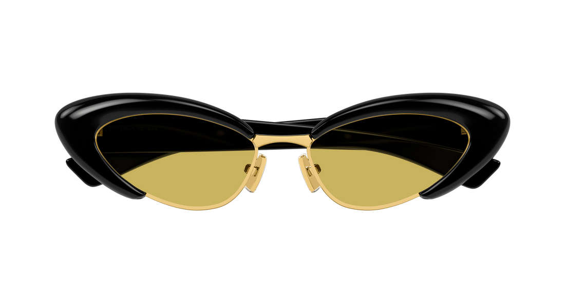 Sunglasses bottega veneta bv1387s 001 negro cat eye femenino size 54mm - Detailed view