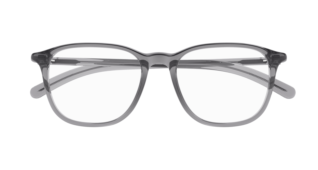Occhiali da vista montblanc mb0386o 004 gris square masculino taglia 52mm - Vista dettagliata