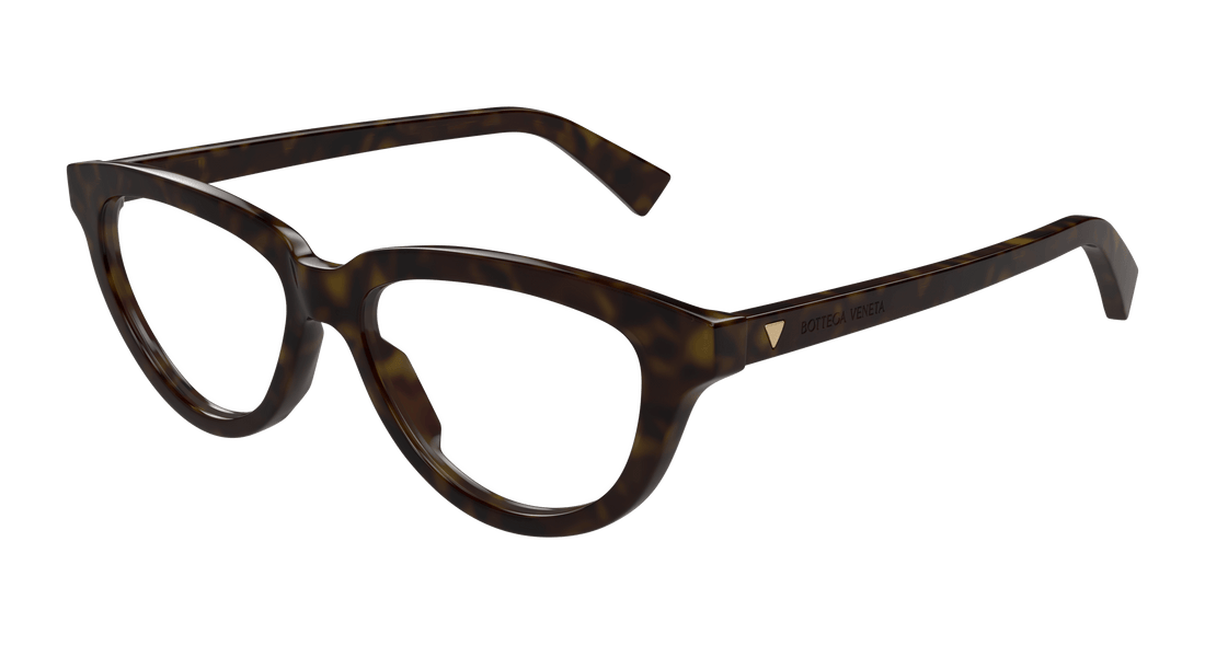 Gafas graduadas bottega veneta bv1366o 002 havana cat eye femenino talla 53mm - Vista principal