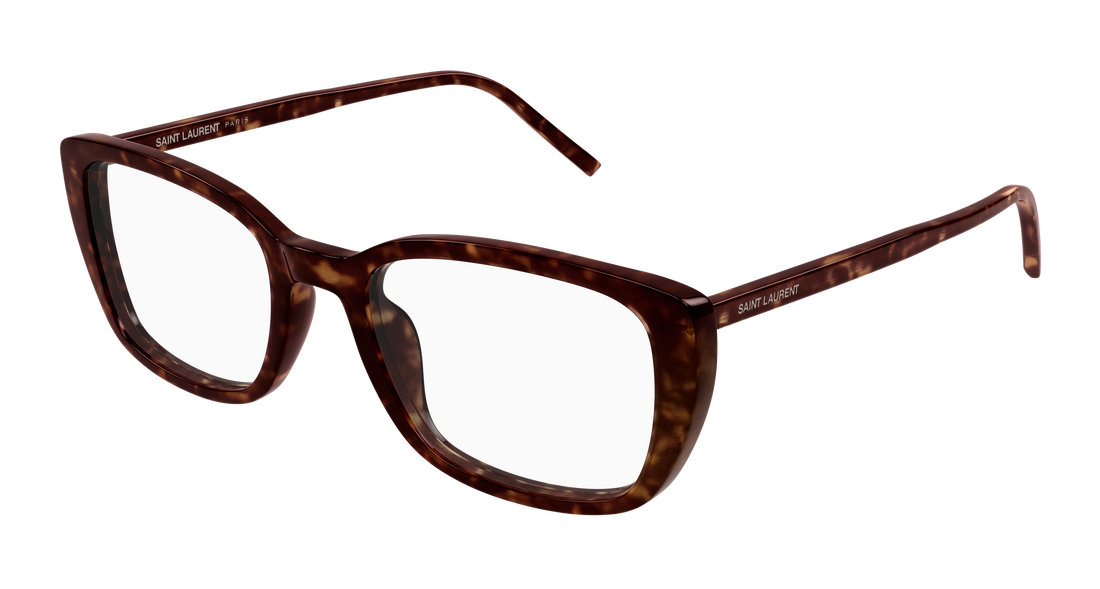 Brillen saint laurent sl 776 002 havana square femenino größe 49mm - Hauptansicht