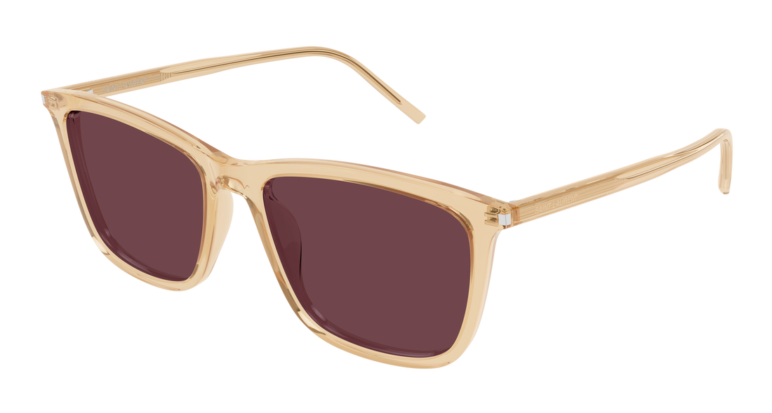 Óculos de sol saint laurent sl 851 005 amarillo rectangular / squared unisex tamanho 56mm - Vista principal