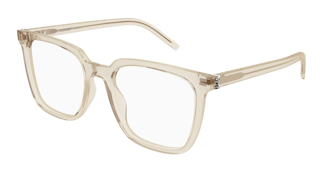 Brillen saint laurent sl m146 opt 004 beige square femenino größe 54mm - Hauptansicht