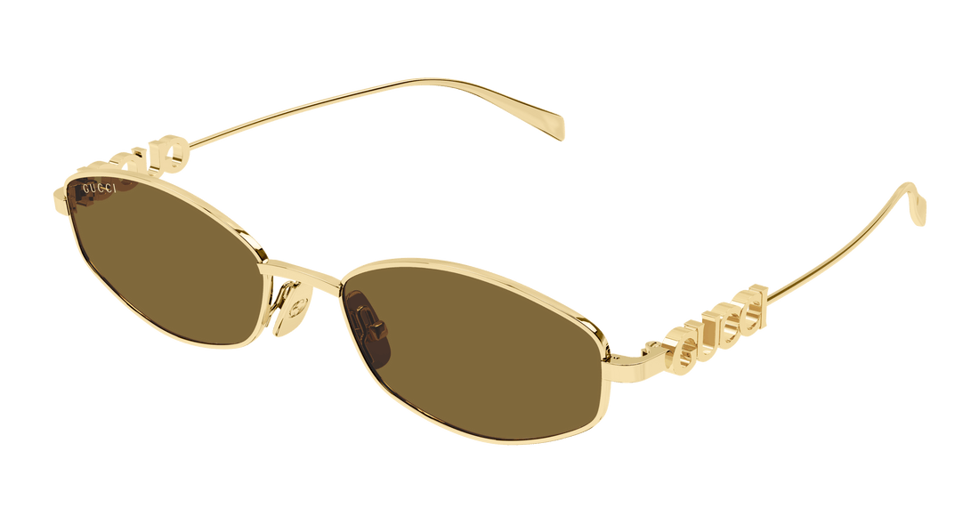 Gafas de sol gucci gg1802s 005 dorado round femenino talla 55mm - Vista principal