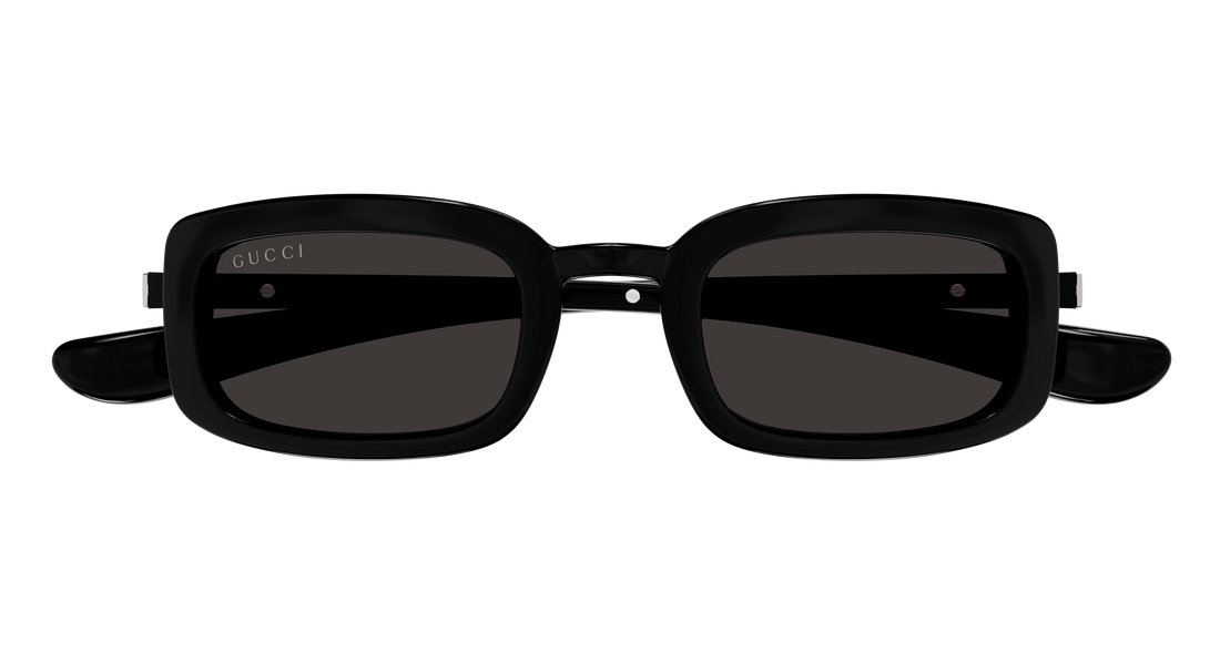 Óculos de sol gucci gg1943s 001 negro rectangular / squared masculino tamanho 47mm - Vista de detalhe